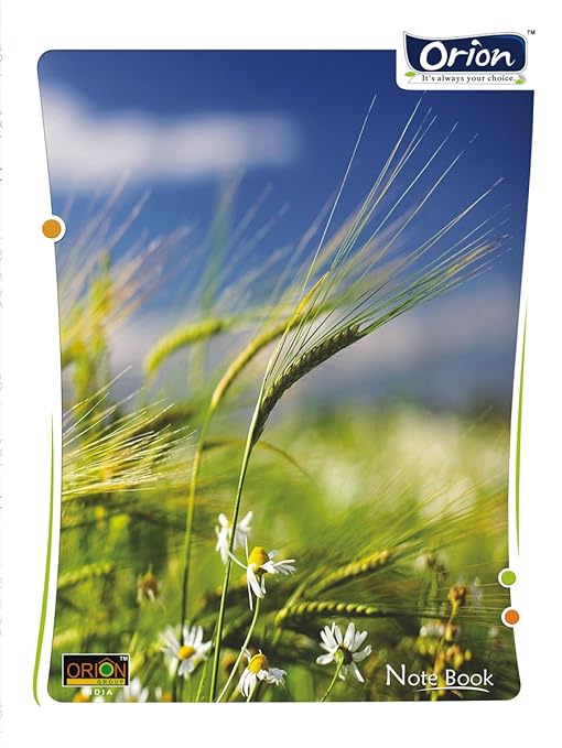  Orion Impressions Small DC Plain (18cm x 24cm) 120 Pages Notebook, Pack of 1)